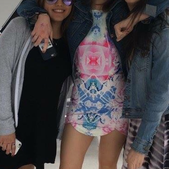 Geometric body con dress - Picture 2 of 2